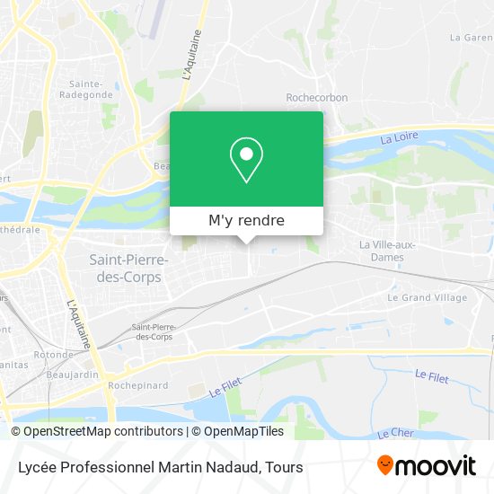 Lycée Professionnel Martin Nadaud plan
