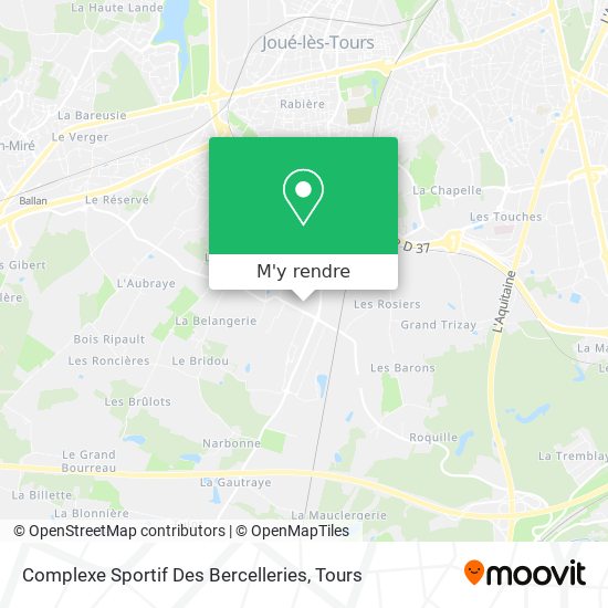 Complexe Sportif Des Bercelleries plan
