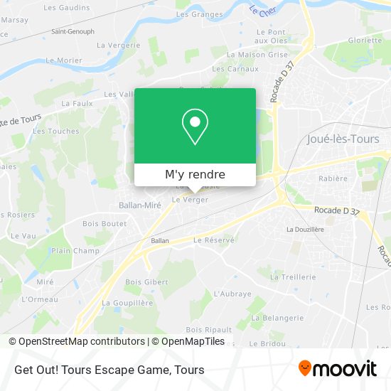 Get Out! Tours Escape Game plan