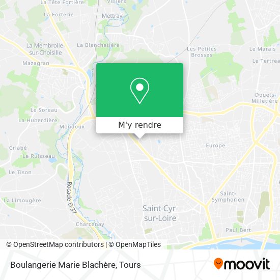 Boulangerie Marie Blachère plan