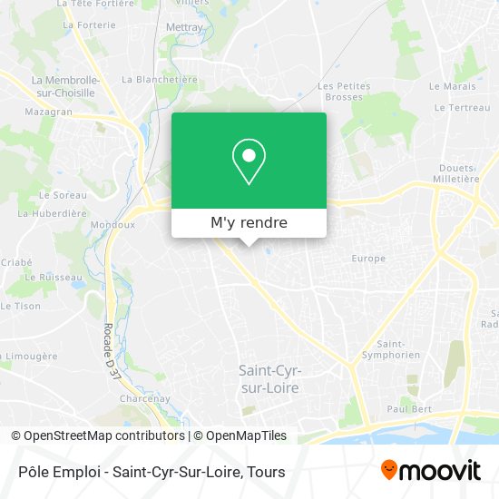 Pôle Emploi - Saint-Cyr-Sur-Loire plan