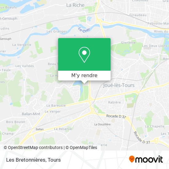 Les Bretonnières plan
