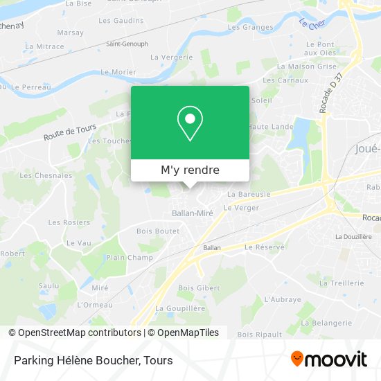 Parking Hélène Boucher plan