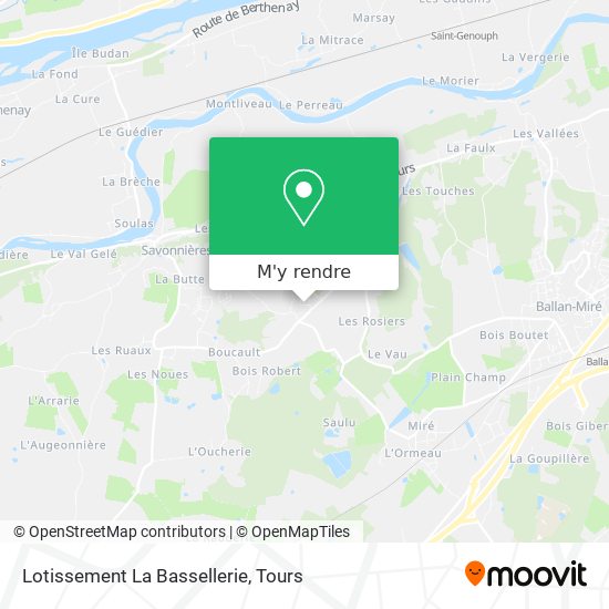 Lotissement La Bassellerie plan