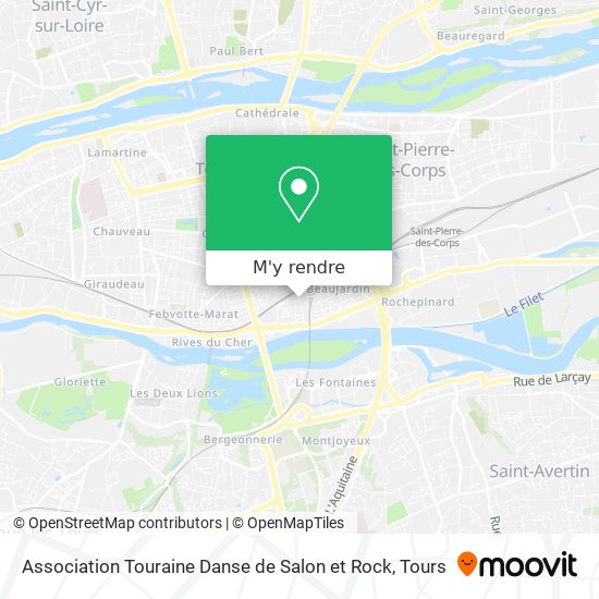 Association Touraine Danse de Salon et Rock plan