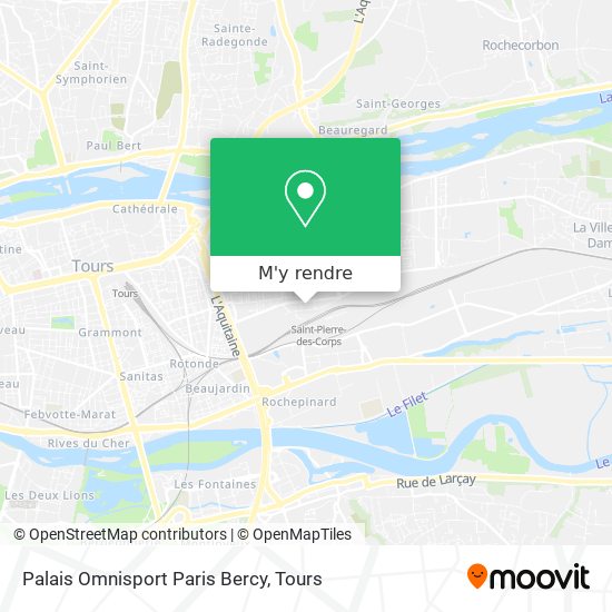 Palais Omnisport Paris Bercy plan
