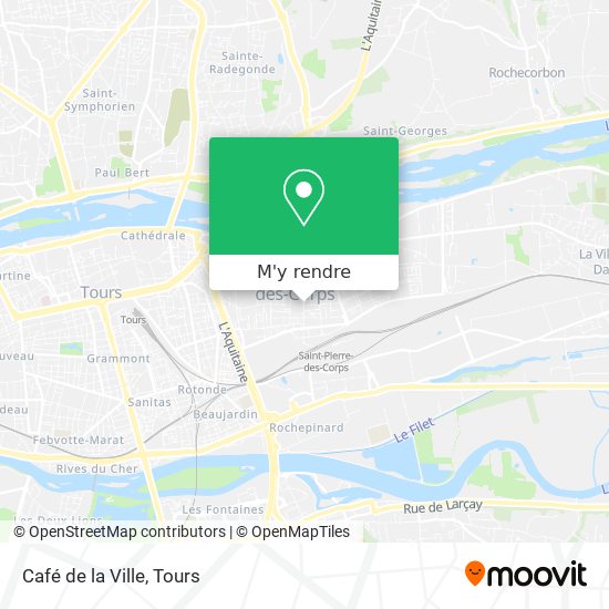 Café de la Ville plan