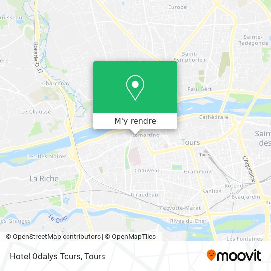 Hotel Odalys Tours plan