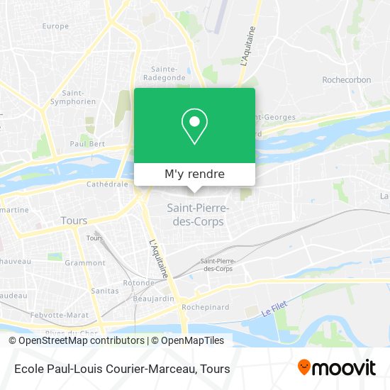Ecole Paul-Louis Courier-Marceau plan