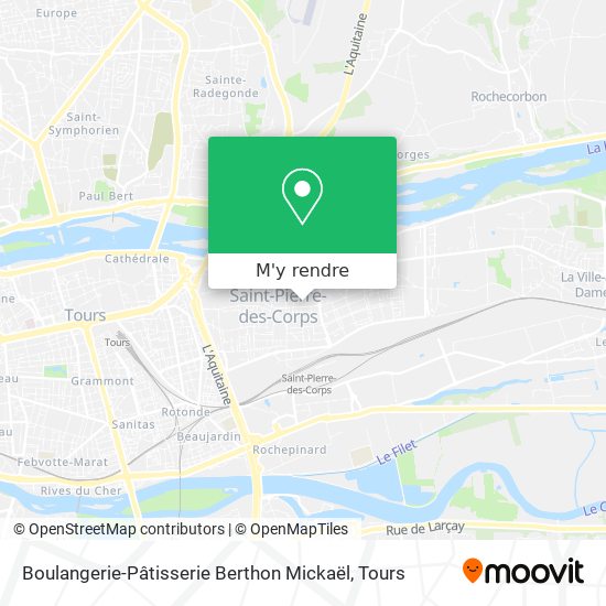 Boulangerie-Pâtisserie Berthon Mickaël plan