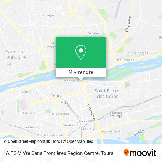 A.F.S-VIVre Sans Frontières Région Centre plan