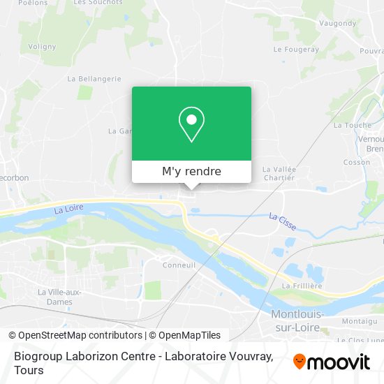 Biogroup Laborizon Centre - Laboratoire Vouvray plan