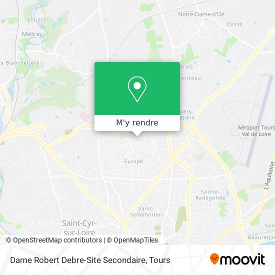 Dame Robert Debre-Site Secondaire plan
