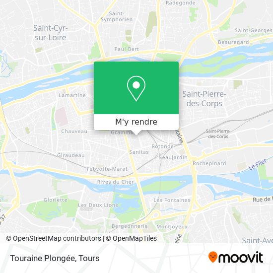 Touraine Plongée plan