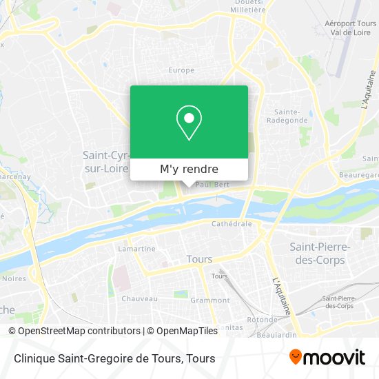 Clinique Saint-Gregoire de Tours plan