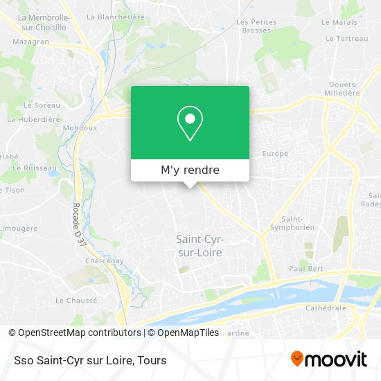 Sso Saint-Cyr sur Loire plan