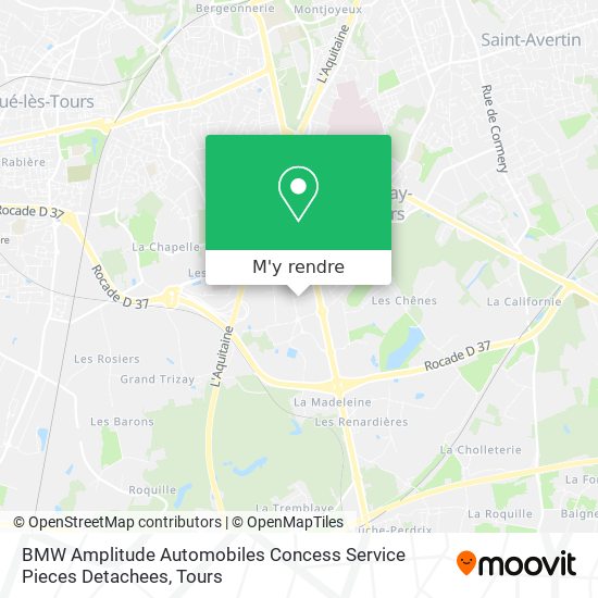 BMW Amplitude Automobiles Concess Service Pieces Detachees plan