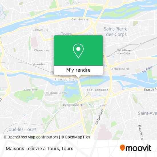 Maisons Lelièvre à Tours plan