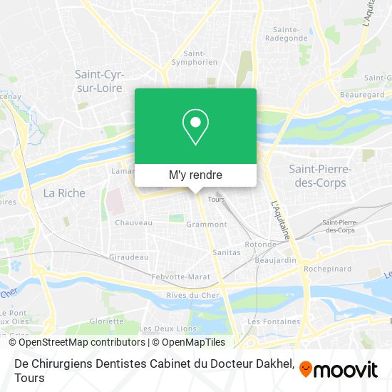 De Chirurgiens Dentistes Cabinet du Docteur Dakhel plan