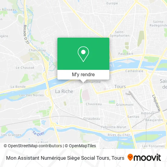 Mon Assistant Numérique Siège Social Tours plan