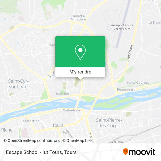 Escape School - Iut Tours plan