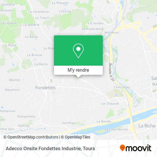 Adecco Onsite Fondettes Industrie plan