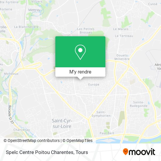 Spelc Centre Poitou Charentes plan