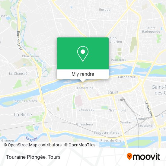 Touraine Plongée plan