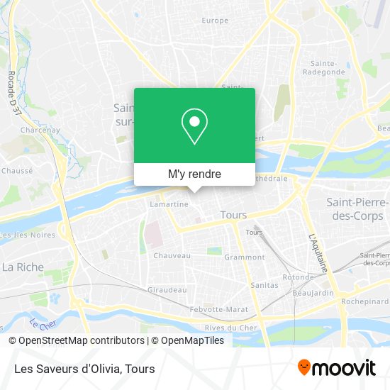 Les Saveurs d'Olivia plan