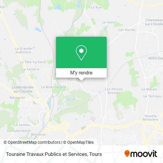 Touraine Travaux Publics et Services plan