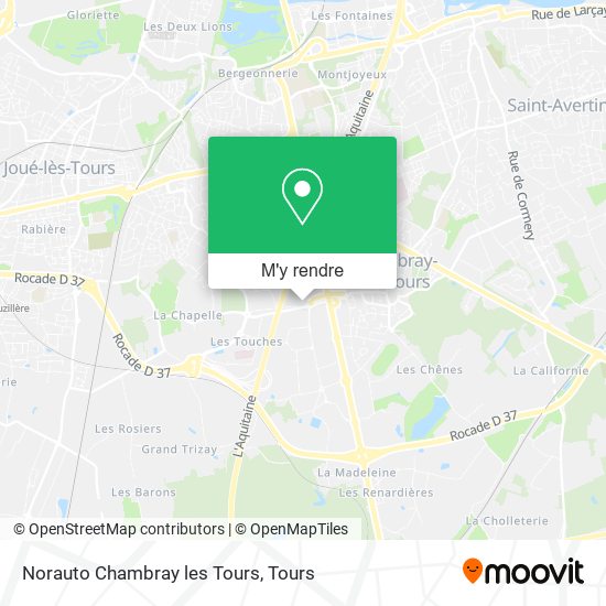 Norauto Chambray les Tours plan