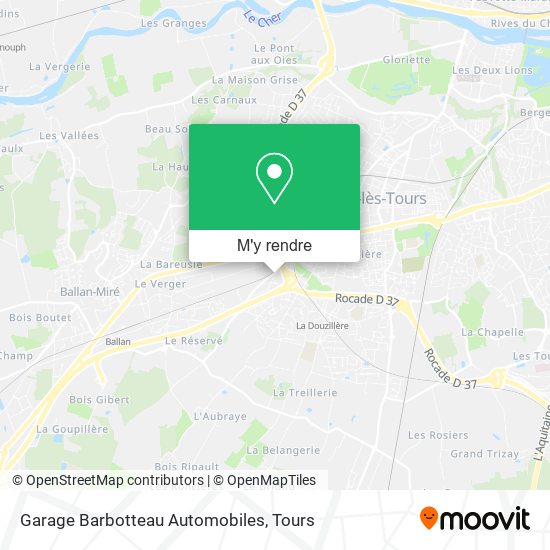 Garage Barbotteau Automobiles plan