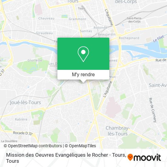 Mission des Oeuvres Evangéliques le Rocher - Tours plan