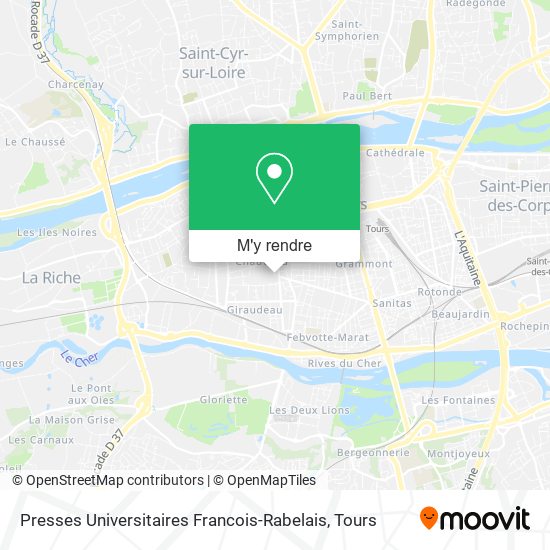 Presses Universitaires Francois-Rabelais plan