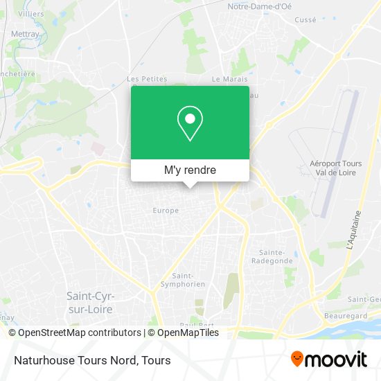 Naturhouse Tours Nord plan