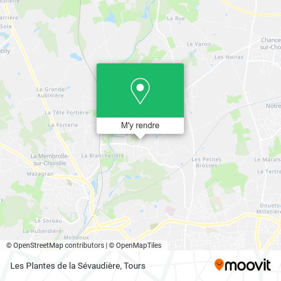 Les Plantes de la Sévaudière plan