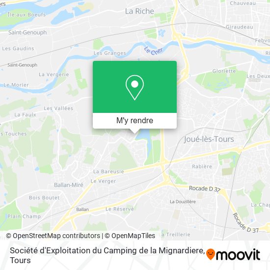 Société d'Exploitation du Camping de la Mignardiere plan