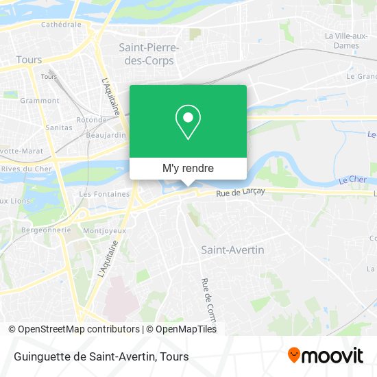 Guinguette de Saint-Avertin plan
