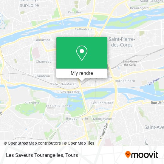 Les Saveurs Tourangelles plan