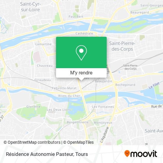 Résidence Autonomie Pasteur plan
