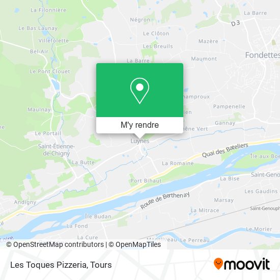 Les Toques Pizzeria plan