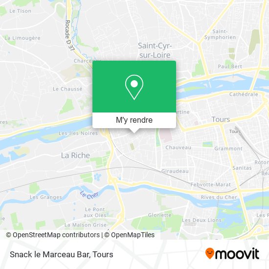 Snack le Marceau Bar plan