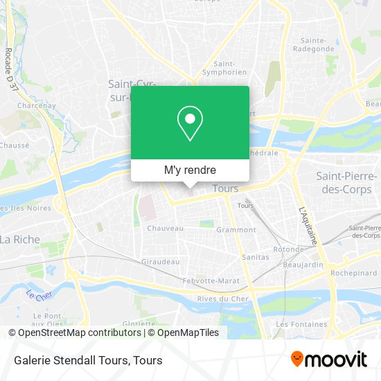 Galerie Stendall Tours plan