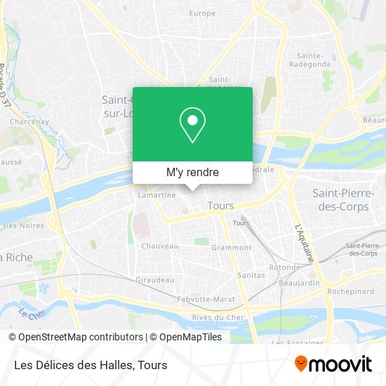 Les Délices des Halles plan