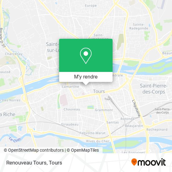 Renouveau Tours plan