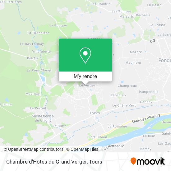 Chambre d'Hôtes du Grand Verger plan