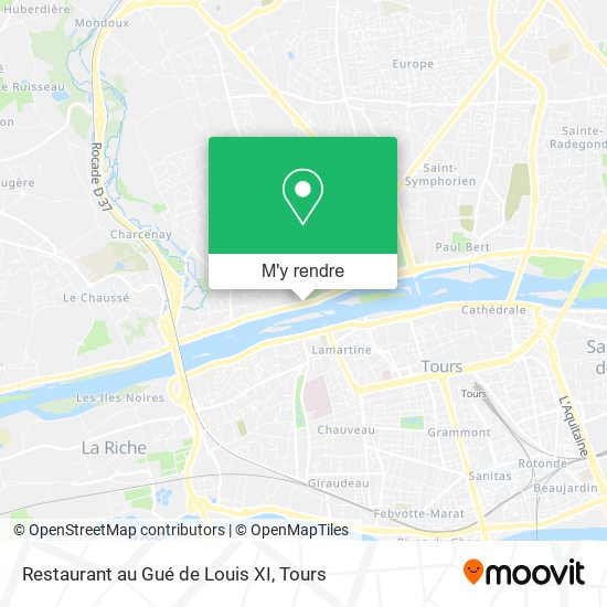 Restaurant au Gué de Louis XI plan