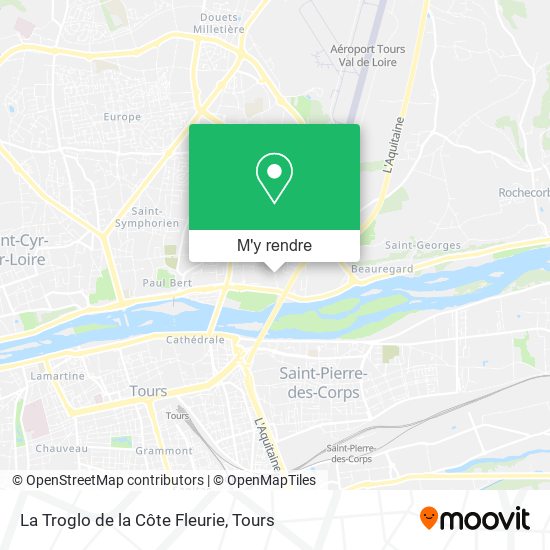 La Troglo de la Côte Fleurie plan