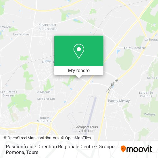 Passionfroid - Direction Régionale Centre - Groupe Pomona plan