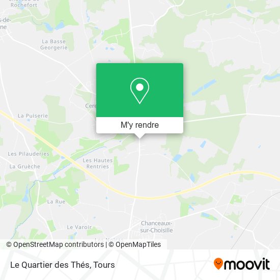 Le Quartier des Thés plan